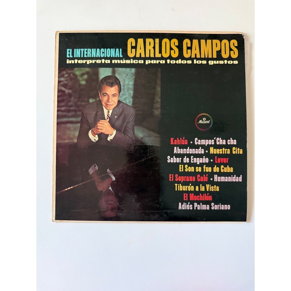 Carlos Campos El Internacional Musica Todos Los Gustos LP Musart 1066 G+ Cleaned
